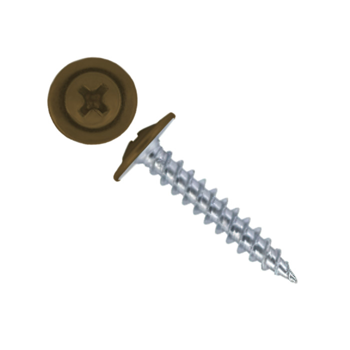 Саморез ПШ 4,2х32 (500шт) шлиц PH2 RAL 1036